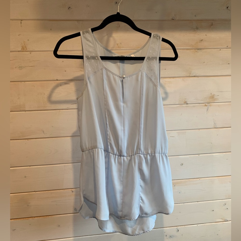 Reitmans | Light Blue Sleeveless Blouse